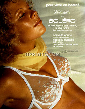 Boléro (Lingerie) 1975 Volubilis Bra