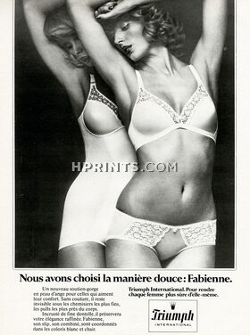 Triumph (Lingerie) 1975 "Fabienne" Bra, Panties, Corselette