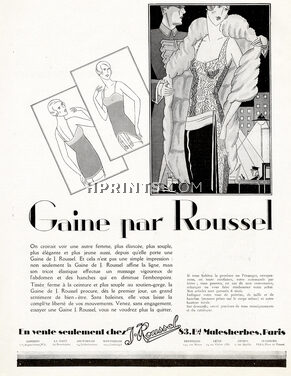 J. Roussel (Girdles) 1929 Gaine