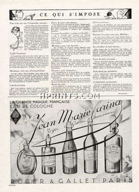 Roger & Gallet (Perfumes) 1930
