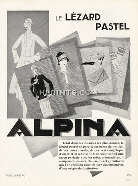 Alpina (Exotic Leather) 1928 Le Lézard Pastel
