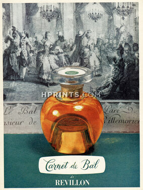 Revillon (Perfumes) 1959 Carnet de Bal, Ektachrome Berguglian