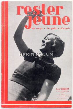 Rester Jeune 1934 Photo Wolff-Schostal, Walt Disney, Mickey Mouse, Raymond Bret-koch, Chanel, Schiaparelli, Men's Clothing