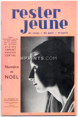Rester Jeune 1933 Mlle Boecler, Raymond Bret-koch, Colette, Schiaparelli, Chanel, Hermine David, Lucien Gaudin (escrime)