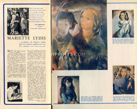 Mariette Lydis 1948 Children, Portrait