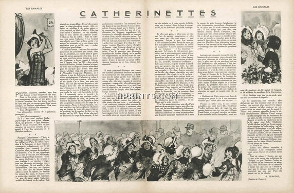 Catherinettes, 1924 - Georges Hautot, Text by G. Lenotre