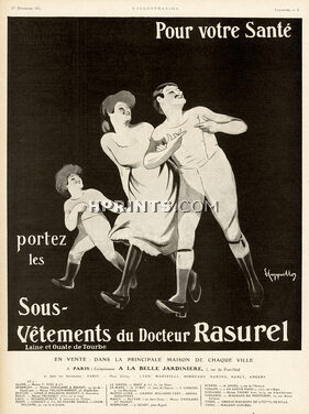 Docteur Rasurel (Underwear) 1917 Cappiello