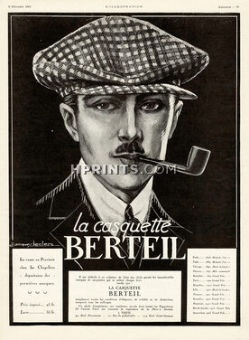 Berteil (Hats) 1924 Casquette, Julien Jacques Leclerc
