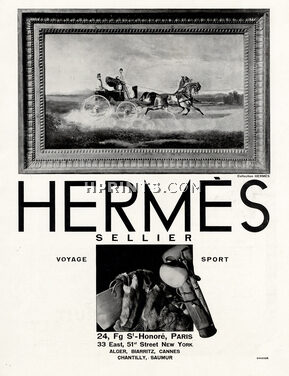 Hermès Sellier 1930 Voyage, Sport, Calèche
