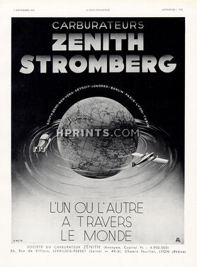 Zenith-Stromberg (Carburetors) 1935