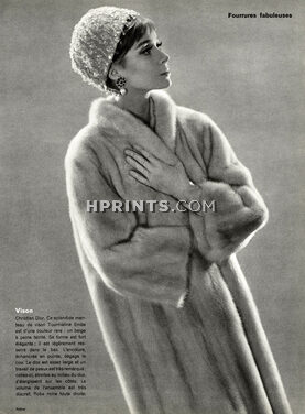 Christian Dior (Fur clothing) 1962 Manteau de vison, Pottier