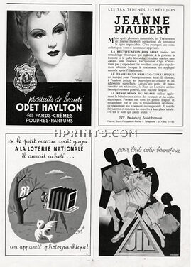 Raymond Peynet 1943 Loterie Nationale, Jil André Gillier, Jeanne Piaubert