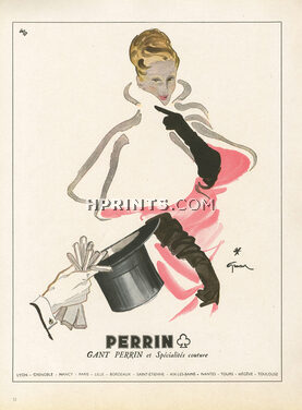 Perrin (Gloves) 1947 René Gruau