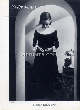 Yves Saint Laurent 1967 Photo Helmut Newton, Armand Hallenstein