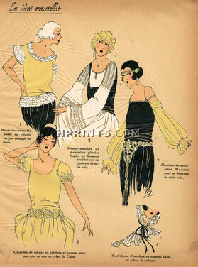 1922 Les Idées Nouvelles de la Mode - Très Parisien, Fashion Illustration