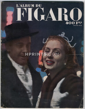 L'Album du Figaro 1953 N°45, Revillon (fur Clothing), Photo Maurice Tabard, 130 pages