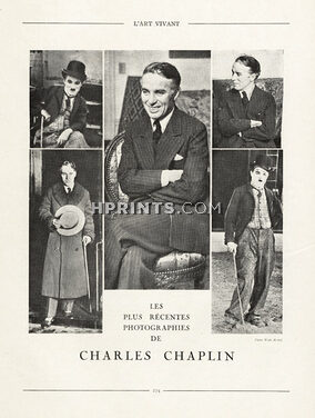Les Plus Récentes Photographies de Charlie Chaplin 1927