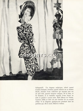 Schiaparelli 1943 Pierre Mourgue, Summer Suit
