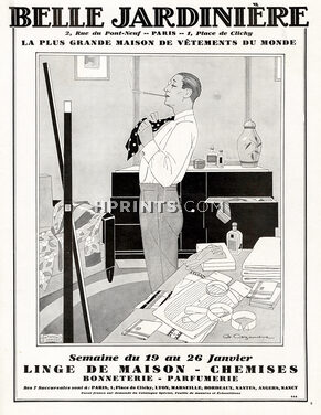 Belle Jardinière 1929 Dandy, Men's Clothing, G. Cazenove