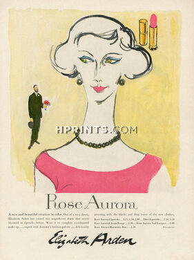 Elizabeth Arden 1956 Rose Aurora, Lipstick