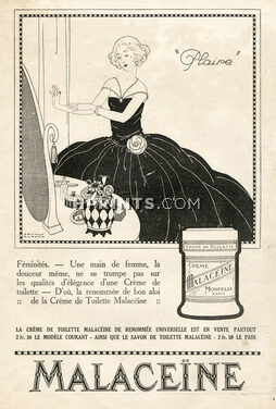Malaceïne 1922 Armand Rapeno, Elegant, Making-up