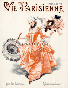 Hérouard 1929 Les Tendres Boutons de Rose, La Vie Parisienne cover