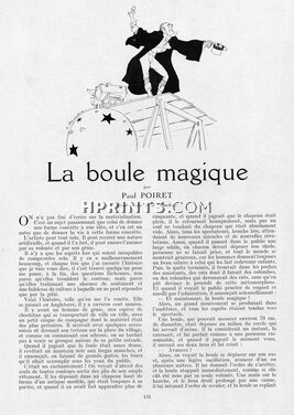 La Boule Magique, 1934 - Jacques Touchet, Text by Paul Poiret, 5 pages