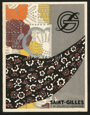 Saint Gilles (Fabric) 1920s, Invitation Card