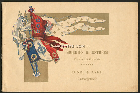 Pygmalion Catalogue "Les soieries illustrées" 1910 "Drapeaux & Etendards" Flags & Banners, Enfer-Leger, Military, 40 pages