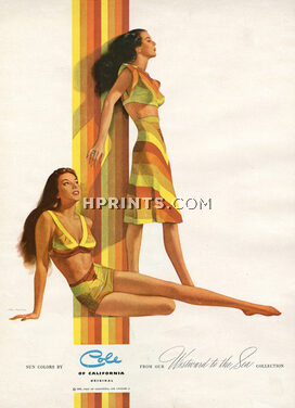 Cole of California 1946 Swim suit styling, Beachwear, Ron Wicks