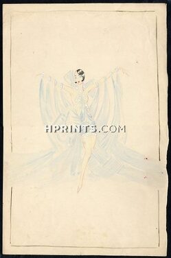 Jenny Carré 1930s, Original costume design, Chorus Girl