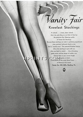 Vanity Fair 1940 Stockings Hosiery