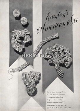 Eisenberg (Jewels) 1945 Jewelry Sterling Silver