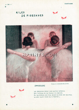 Pierre Carrier-Belleuse 1925 Ailes de Pigeonnes, Ballet, Ballerines