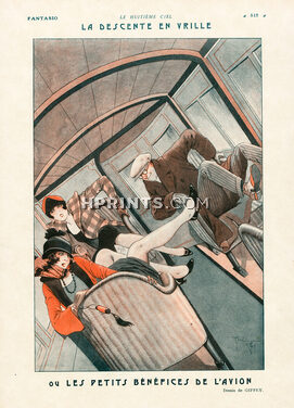 René Giffey 1925 La Descente en Vrille, Airplane