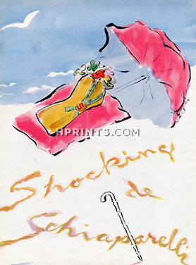 Schiaparelli (Perfumes) 1945 Shocking, Marcel Vertès