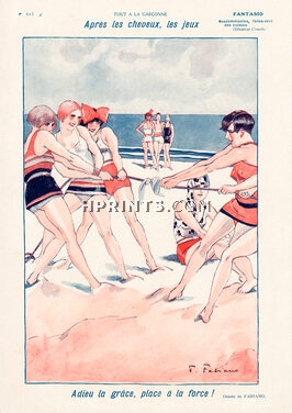 Fabiano 1928 ''Tout à la Garconne...'' Bathing Beauty, Swimwear