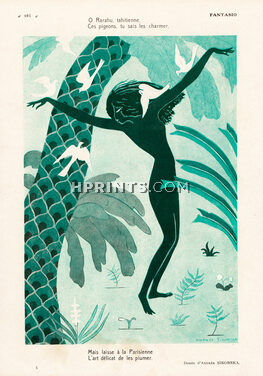 Andrée Sikorska 1928 Tahitian Dancer