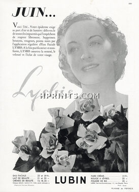 Lubin (Cosmetics) 1937 Lysbis, Photo Saad