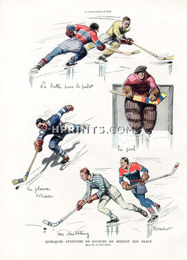 Paul Ordner 1932 Hockey sur Glace, Goal, Winter Sports