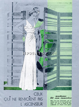 Jacques Demachy 1932 Chanel, Evening Dress