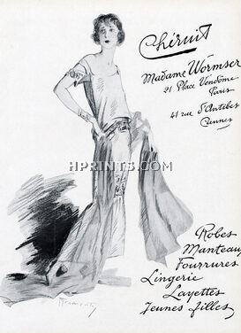 Chéruit (Madame Wormser) 1923 Evening Gown, Fromenti