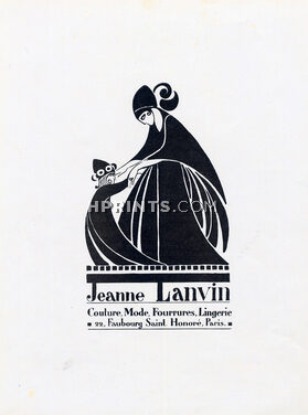 Jeanne Lanvin 1924 Paul Iribe