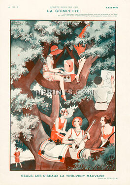 Pierre Hérault 1930 Sports, La Grimpette, Climbing in Trees American Trend