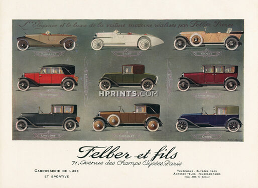 Felber et Fils (Coachbuilder) 1924 Atelier Laborey