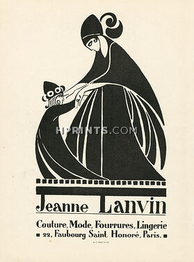 Jeanne Lanvin 1923 Paul Iribe