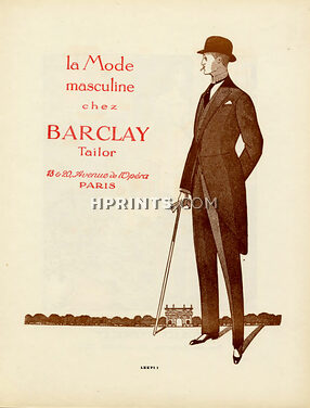 Barclay (Men's clothing) 1920