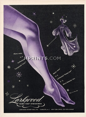 Larkwood (Hosiery, Stockings) 1943 Vamp-toe*