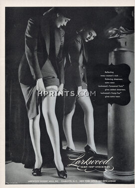 Larkwood (Hosiery, Stockings) 1944 Vamp-Toe*