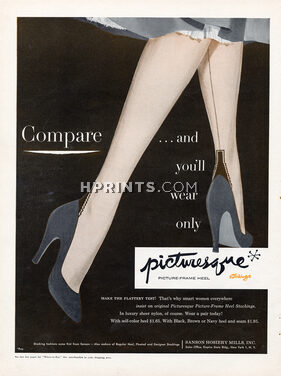 Sanson Hosiery Mills 1953 Stockings